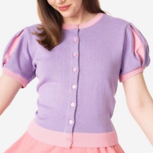 Snowwhite -Queen puff sleeve sweater